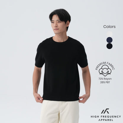 HFA Men’s Heavyweight Knitted Short Sleeve T-Shirt
