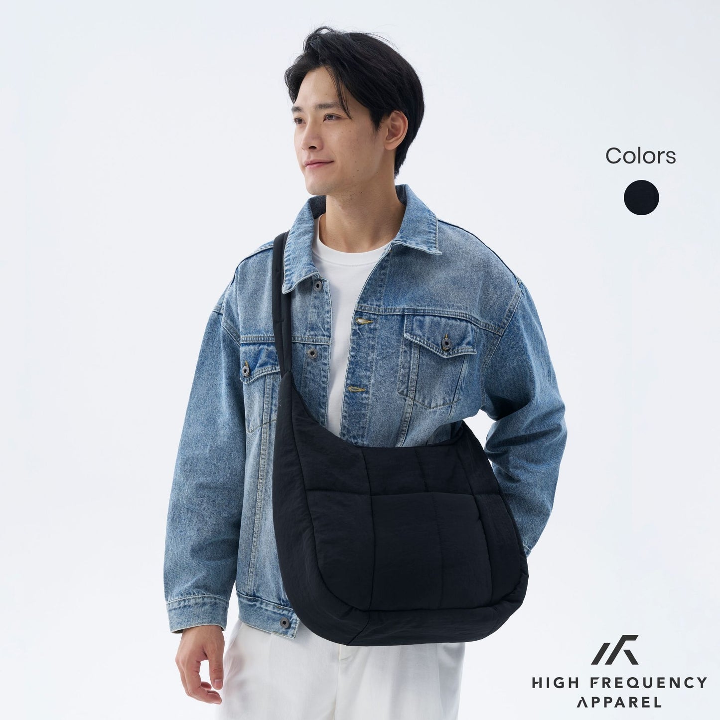 hfa unisex puffy cloud shoulder bag – quilted and lightweight