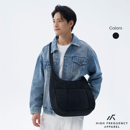 HFA Unisex Puffy Cloud Shoulder Bag – Quilted and Lightweight