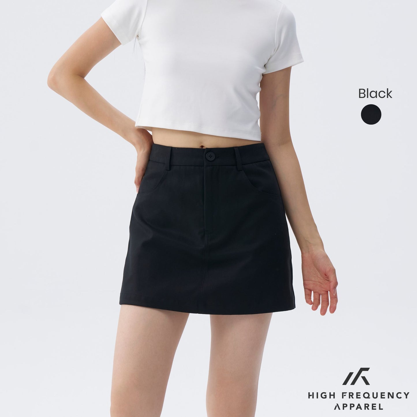 hfa women's basic cotton pocket skorts