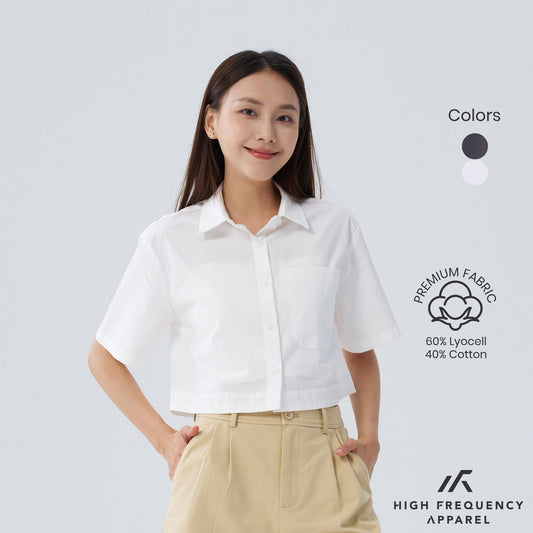 HFA Women’s Relaxed Fit Boxy Crop Shirt