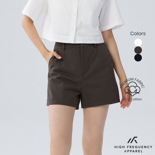 HFA Women's High Waisted Cotton Shorts