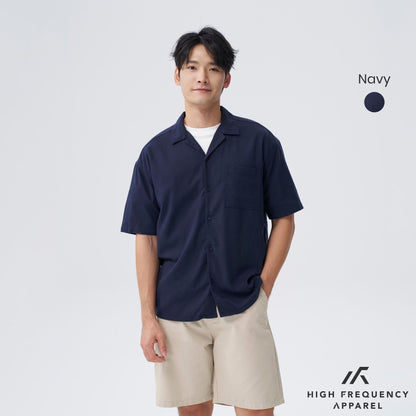 HFA Men’s Camp-Collar Short Sleeve Shirt - Relaxed Fit