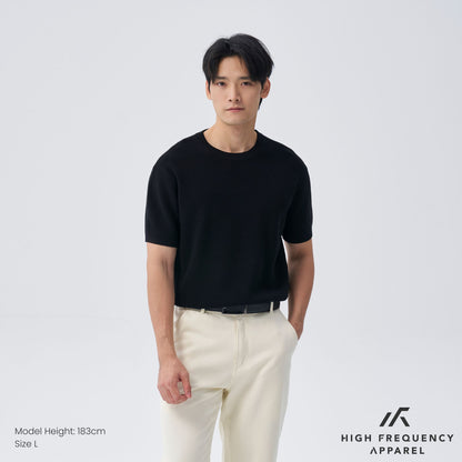 HFA Men’s Heavyweight Knitted Short Sleeve T-Shirt