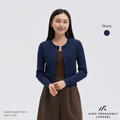 Cable Knitted Cardigan