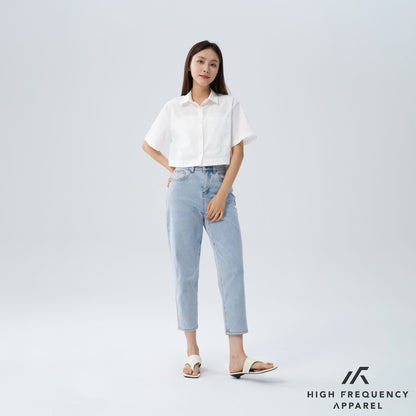 HFA Women’s Relaxed Fit Boxy Crop Shirt