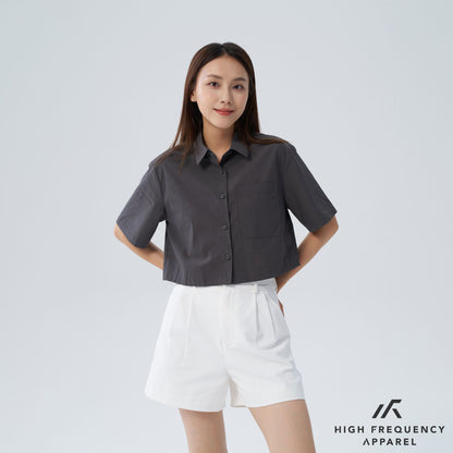 HFA Women’s Relaxed Fit Boxy Crop Shirt
