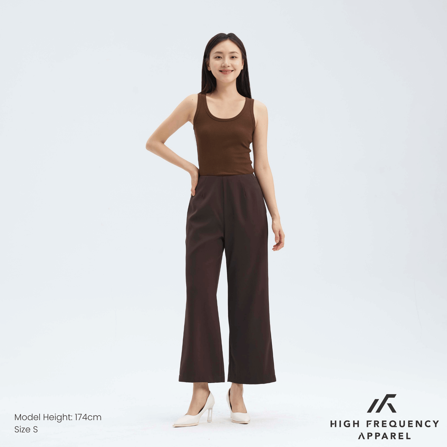 minimal straight-leg work trousers