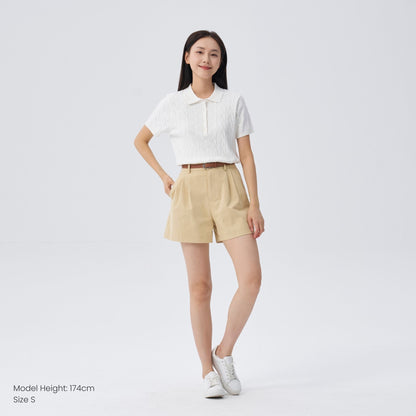 HFA Women’s Cable Knitted Polo