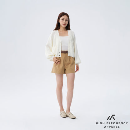 HFA Women's Puffy Knitted Cardigan
