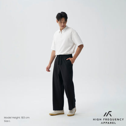 HFA Men’s Wide Leg Relaxed Cotton Pants