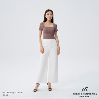 HFA Women's Wide Leg Minimalist Chino Pants