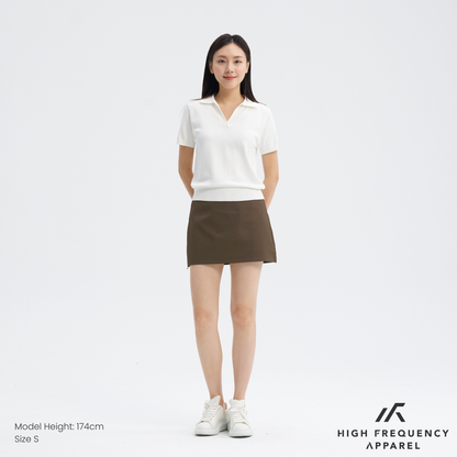 Adjustable Side-Zip Skorts With Hidden Pocket