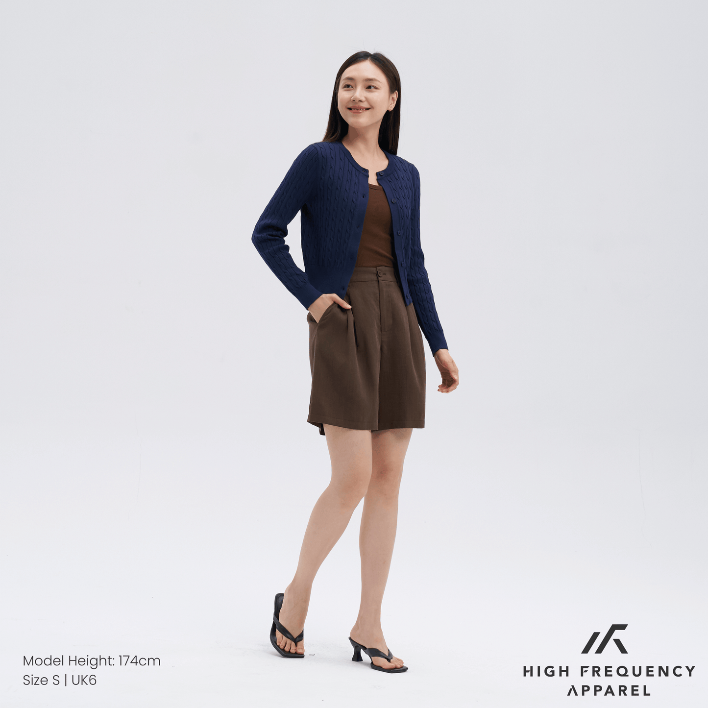 cable knitted cardigan