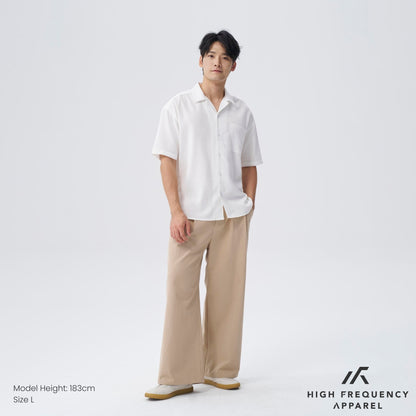 HFA Men’s Camp-Collar Short Sleeve Shirt - Relaxed Fit