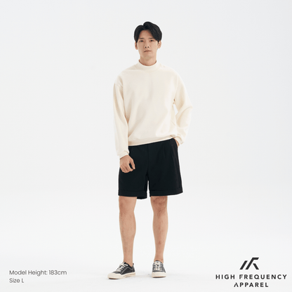 Mock Neck Long Sleeve Sweatshirt