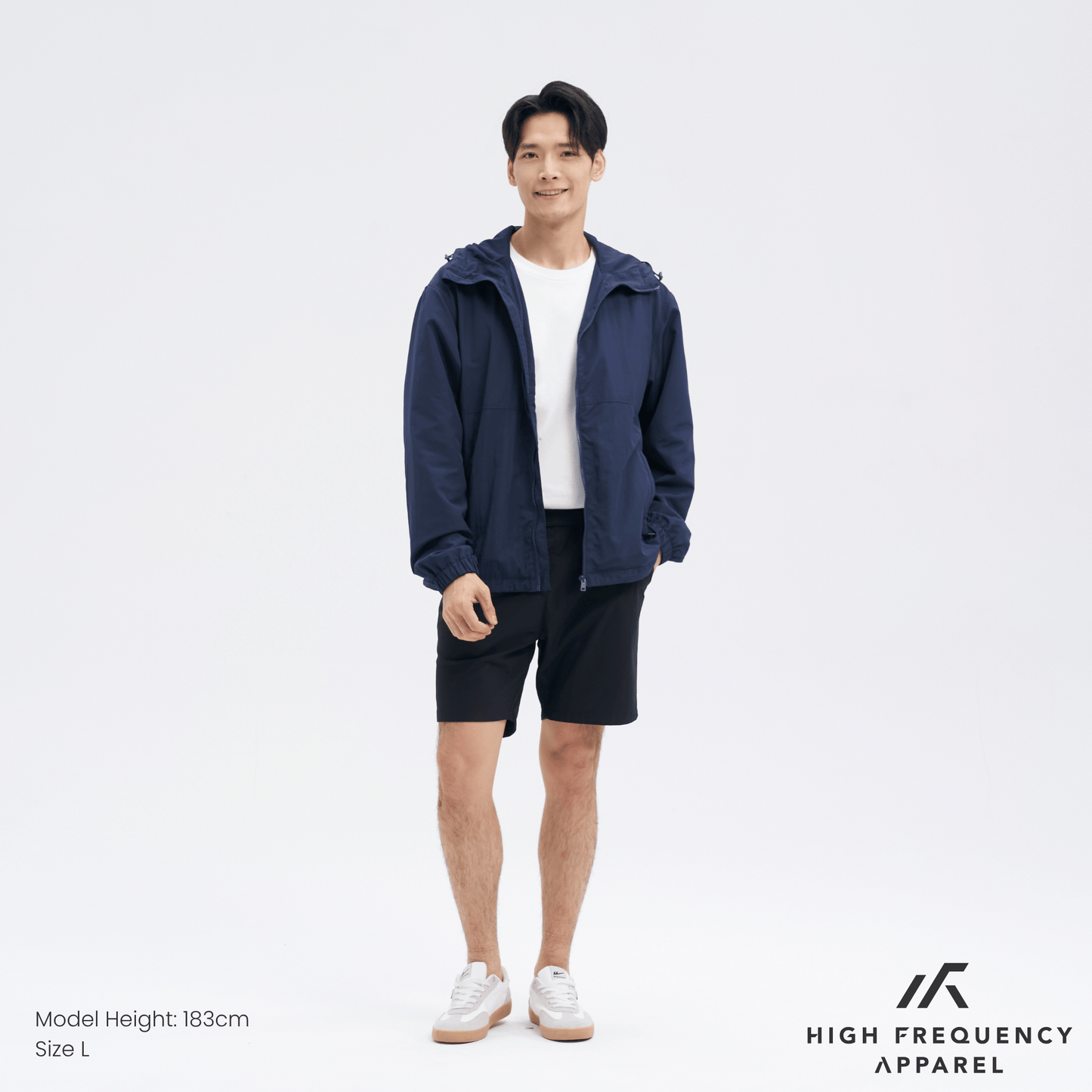 waterproof hooded windbreaker jacket