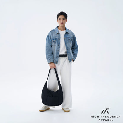 HFA Unisex Puffy Cloud Shoulder Bag – Quilted and Lightweight