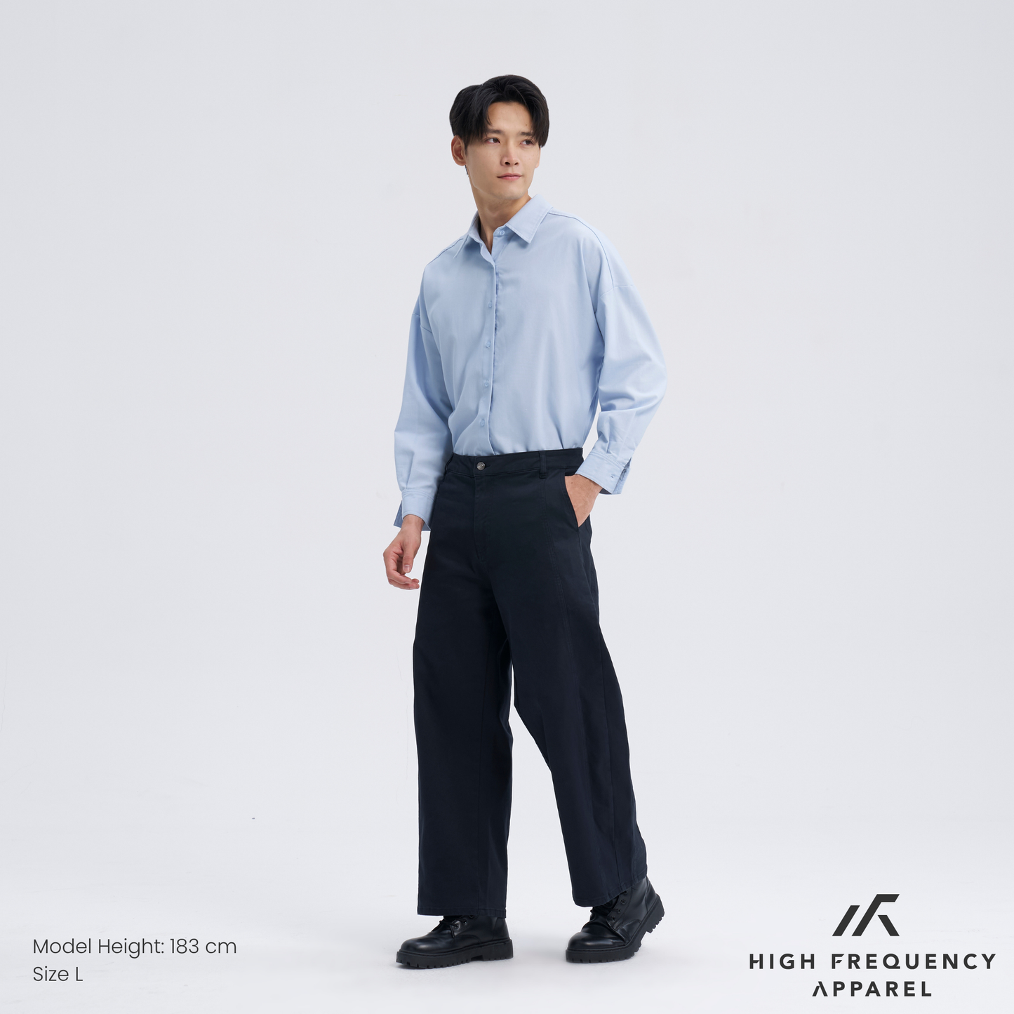 unisex curve chino pants