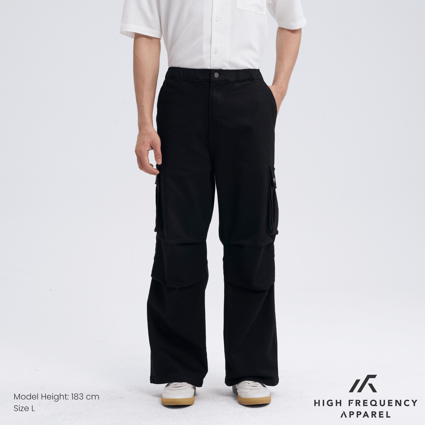 heavy duty wide leg cargo pants
