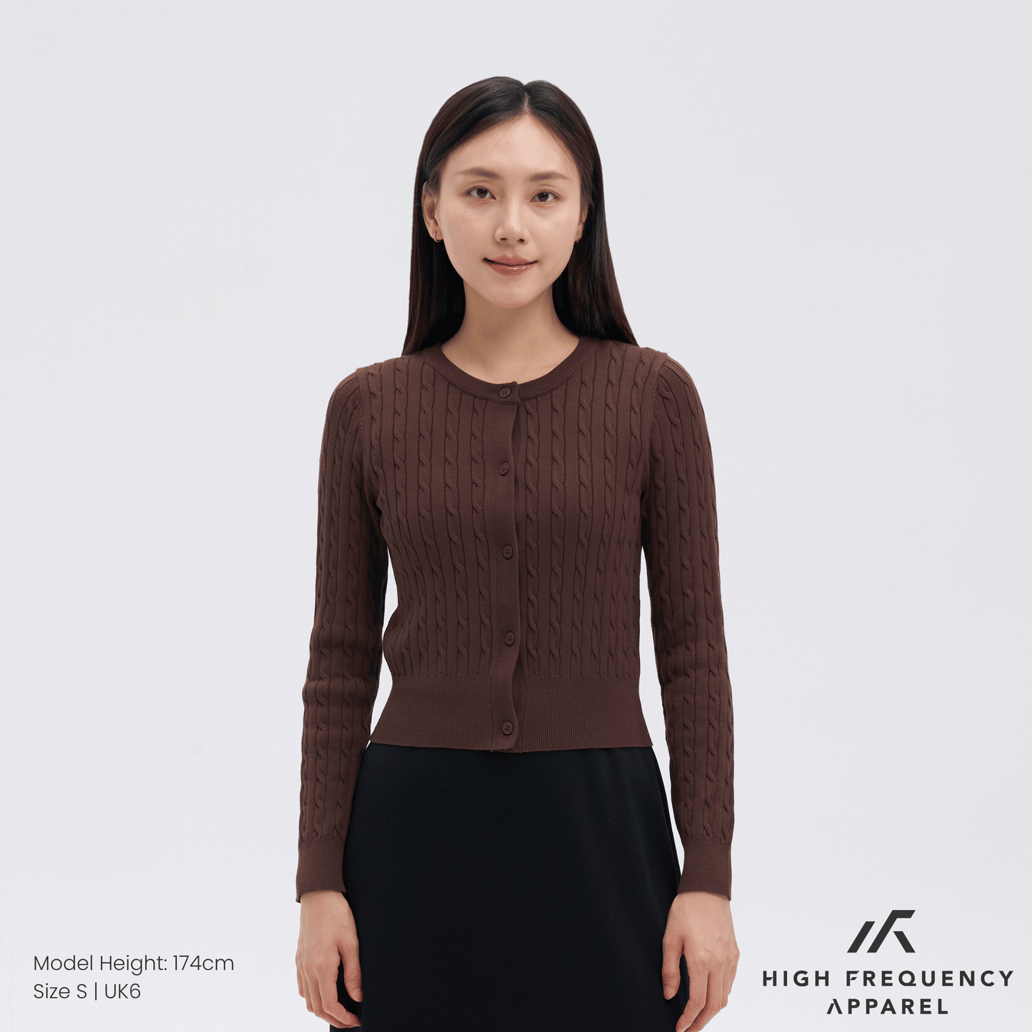 cable knitted cardigan