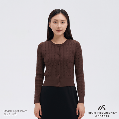 Cable Knitted Cardigan