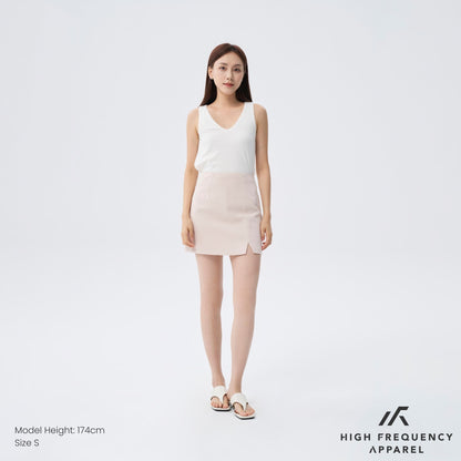 HFA Women's Chiffon Sleeveless V-Neck Top