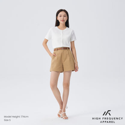 HFA Women’s Crew Neck Short Sleeve Cardigan