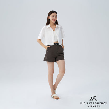 HFA Women’s Relaxed Fit Boxy Crop Shirt