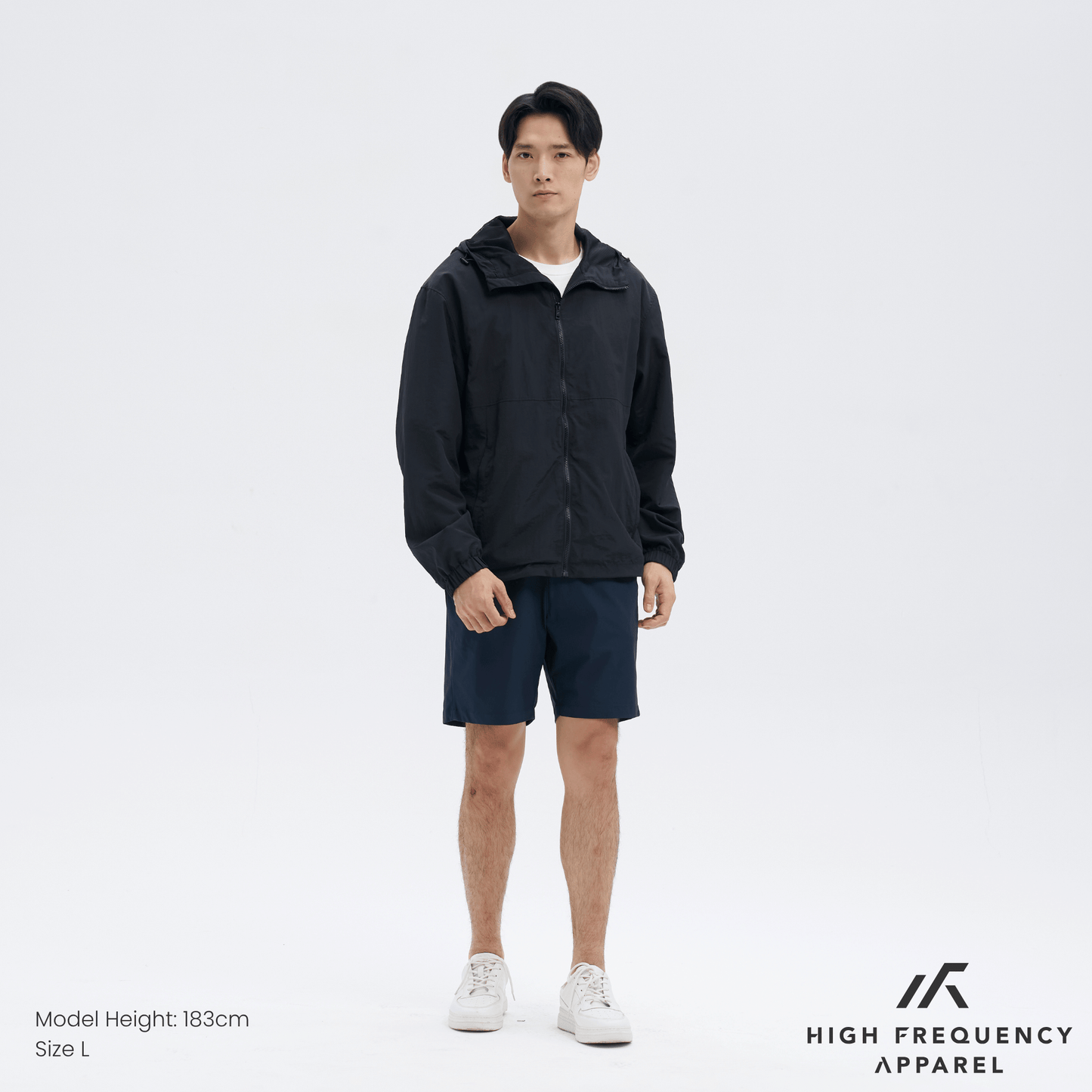 waterproof hooded windbreaker jacket