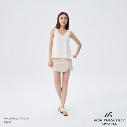 HFA Women's Chiffon Sleeveless V-Neck Top