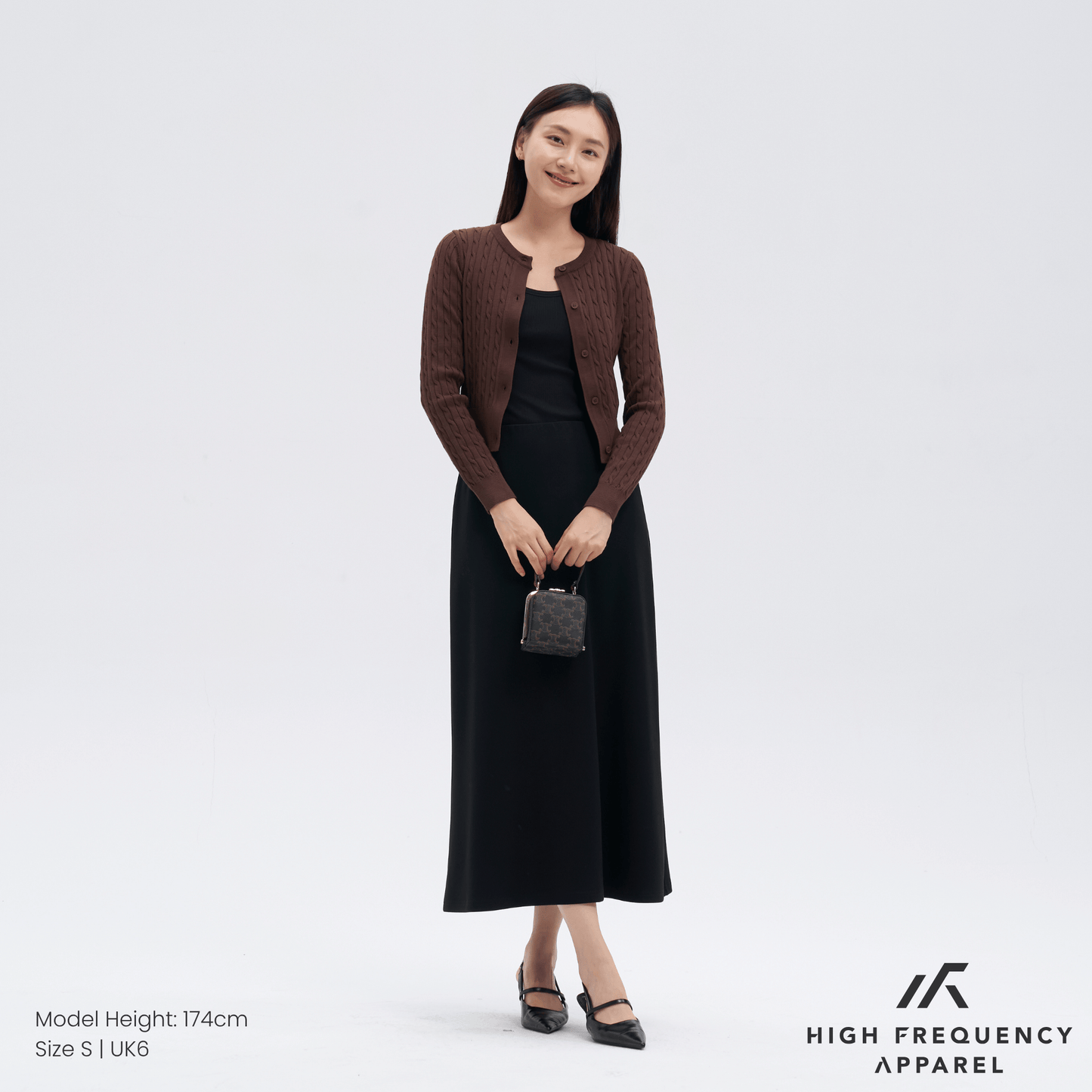 cable knitted cardigan