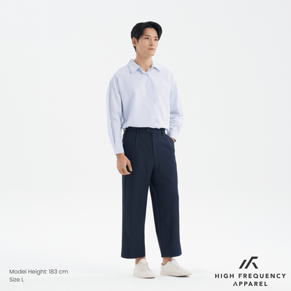 Men’s Single Pleated Creasefree Work Trousers
