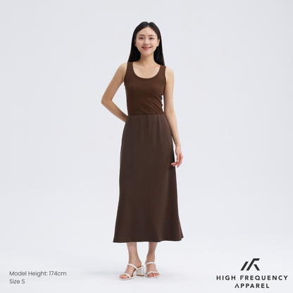 Women's Minimalist Tencel Flowy Maxi Skirt