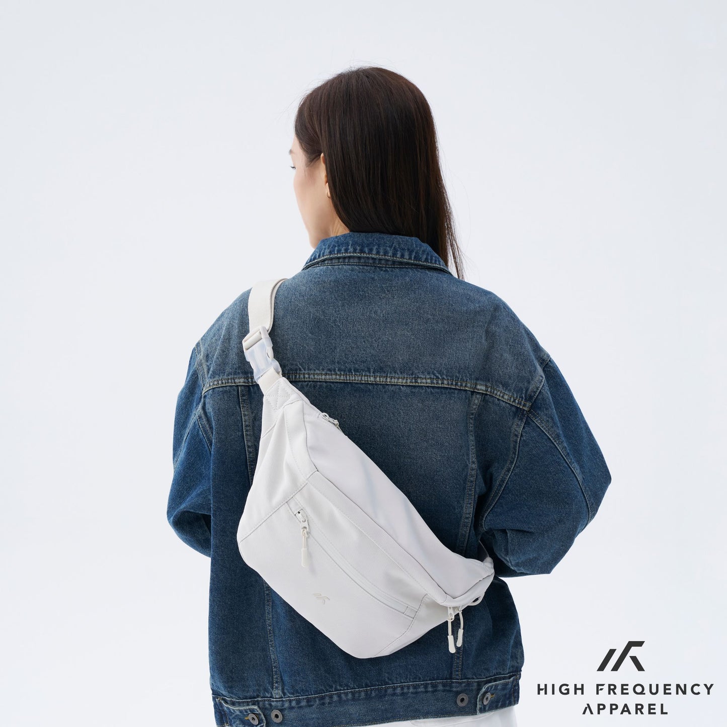 hfa unisex urban crossbody bag – multi-compartment with waterproof zippers