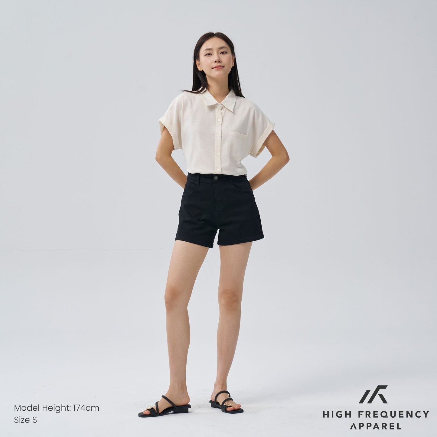 cuffed short sleeve pocket shirt – relaxed fit