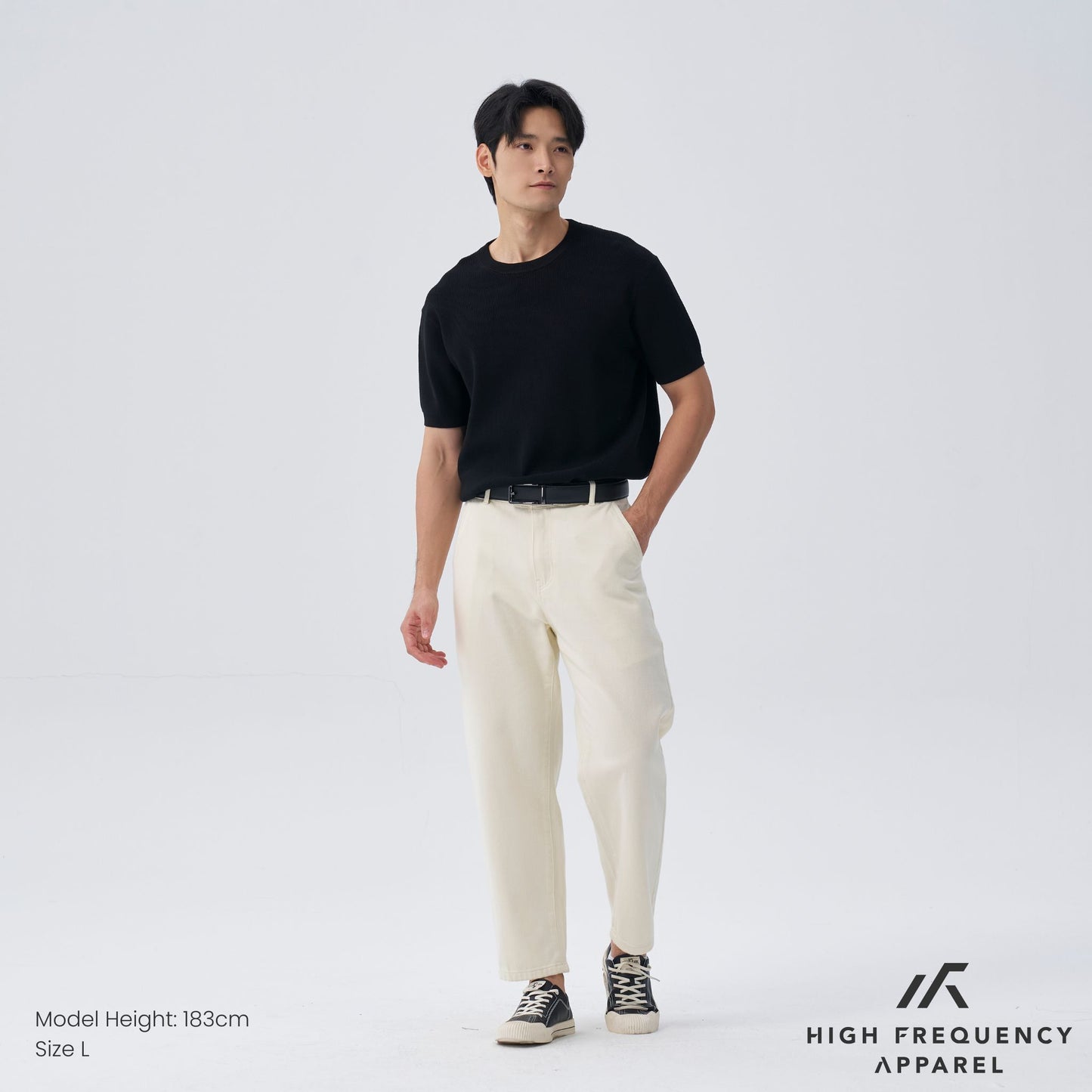 hfa men’s heavyweight knitted short sleeve t-shirt