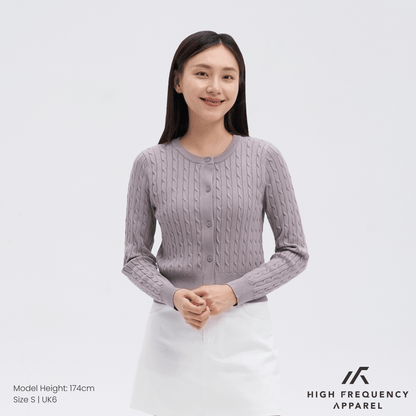 Cable Knitted Cardigan