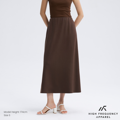 Women's Minimalist Tencel Flowy Maxi Skirt