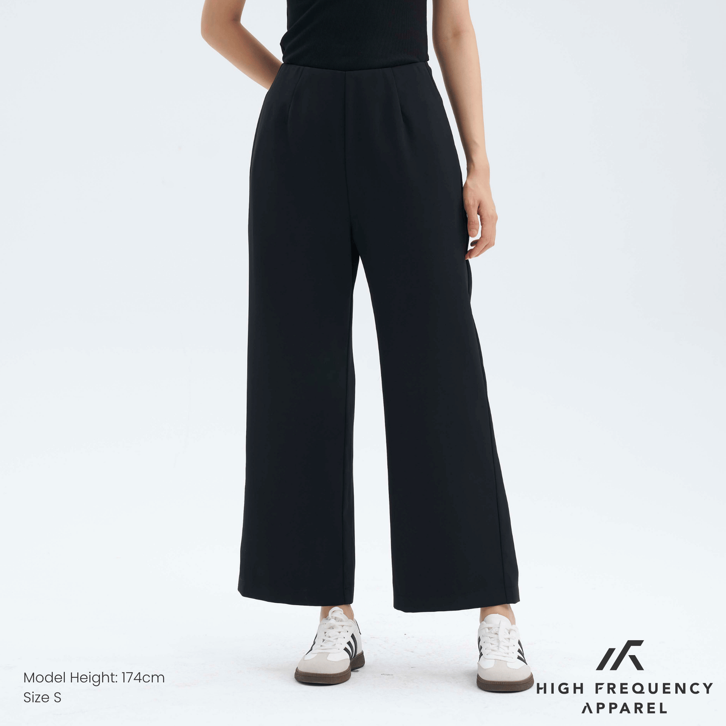 minimal straight-leg work trousers