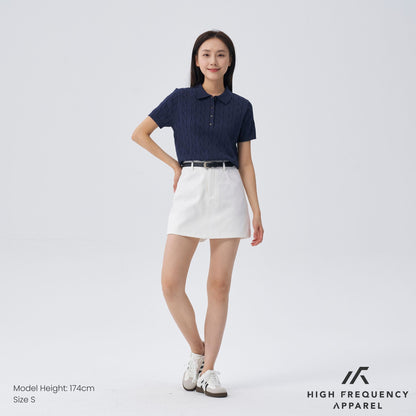 HFA Women’s Cable Knitted Polo