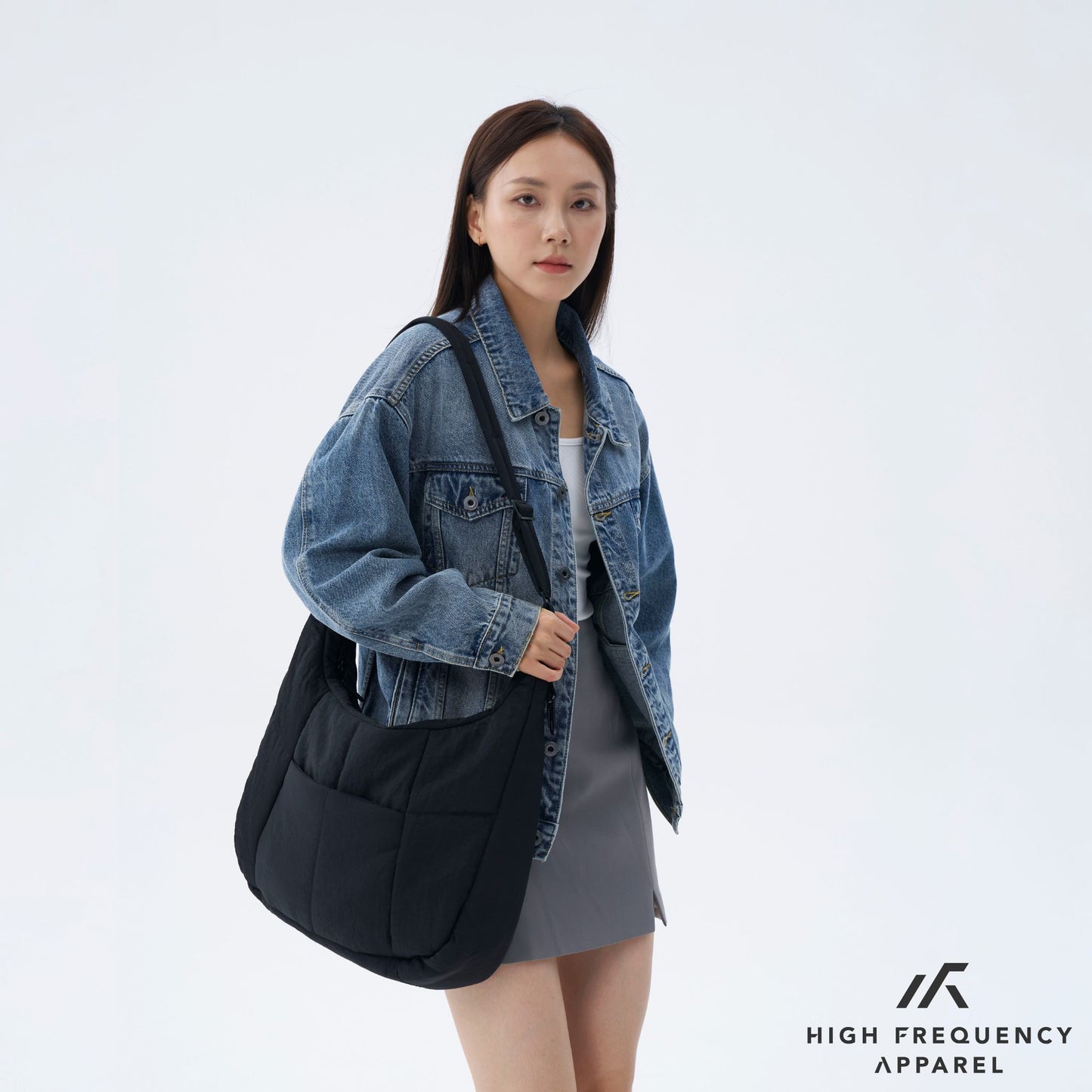 hfa unisex puffy cloud shoulder bag – quilted and lightweight