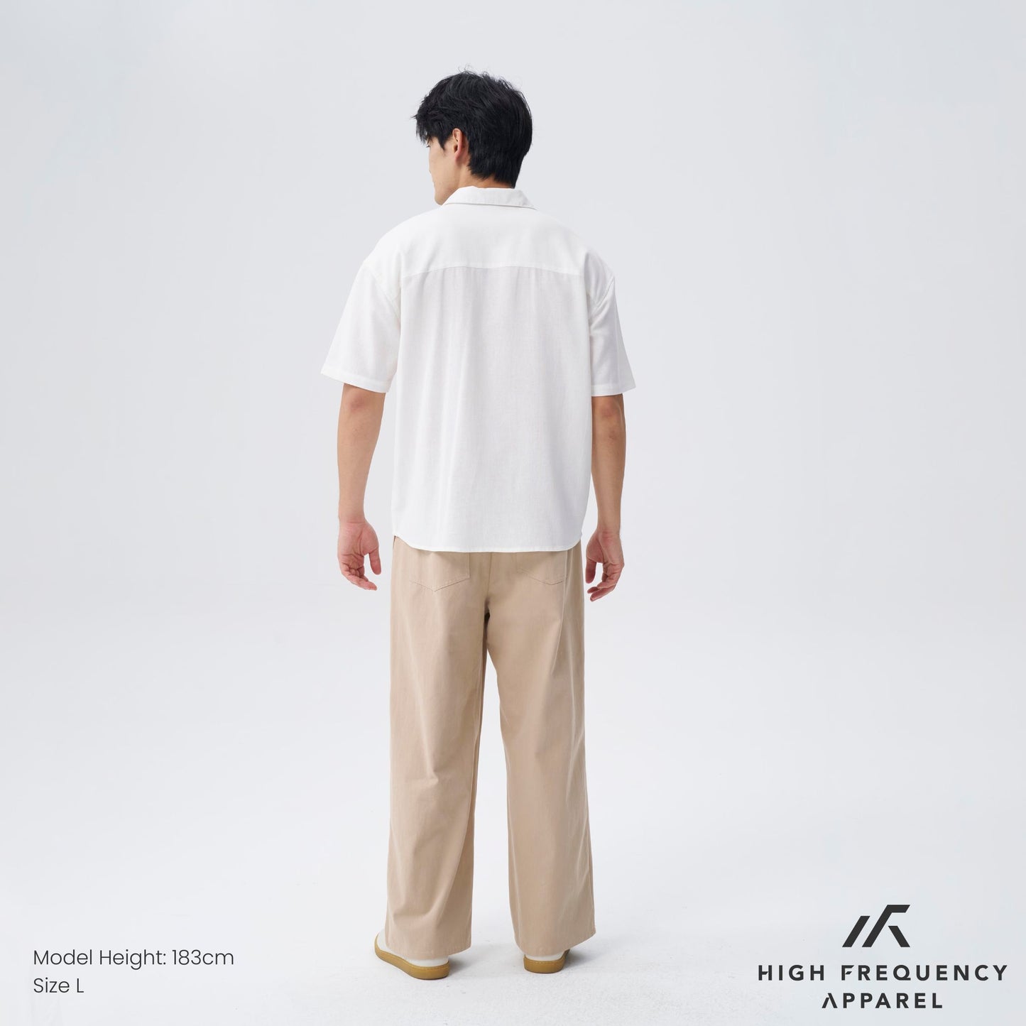 hfa men’s camp-collar short sleeve shirt - relaxed fit