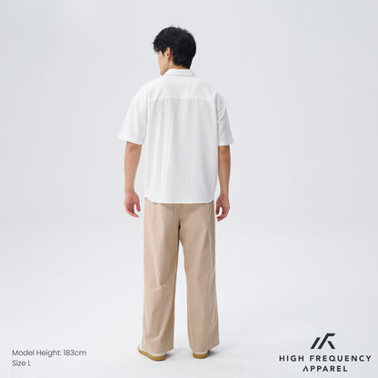 HFA Men’s Camp-Collar Short Sleeve Shirt - Relaxed Fit