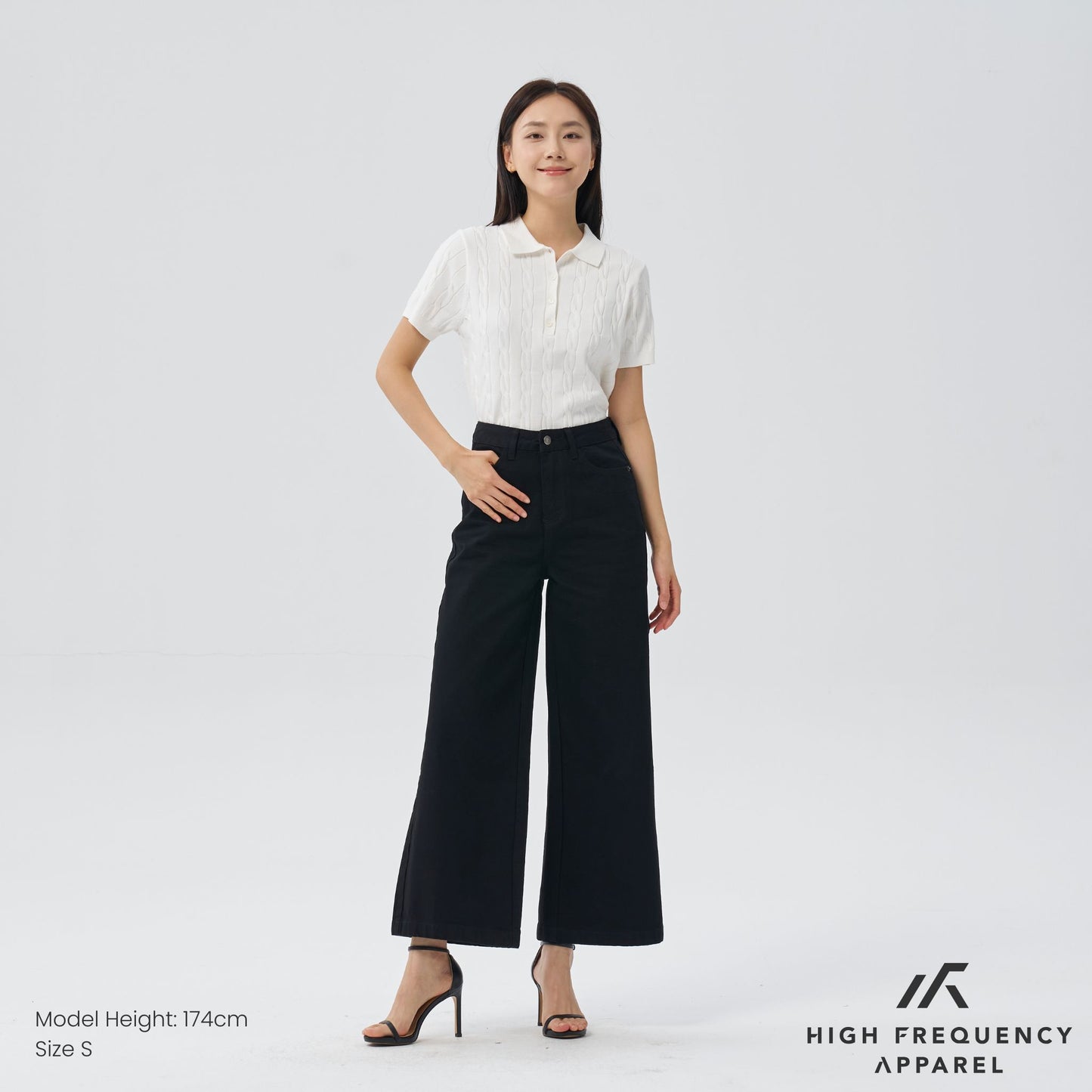 hfa women’s ultra wide leg dark denim jeans