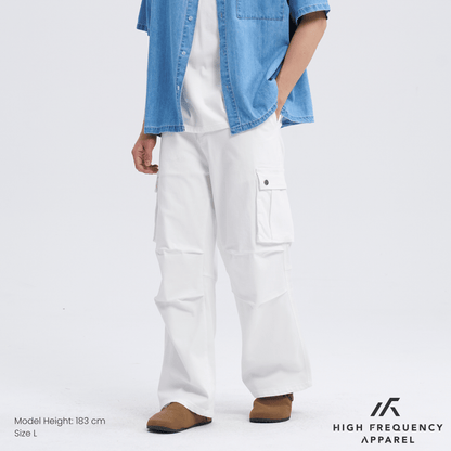 Heavy Duty Wide Leg Cargo Pants