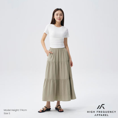 HFA Women’s 3-Tier Flow Maxi Skirt