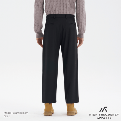 Men’s Single Pleated Creasefree Work Trousers