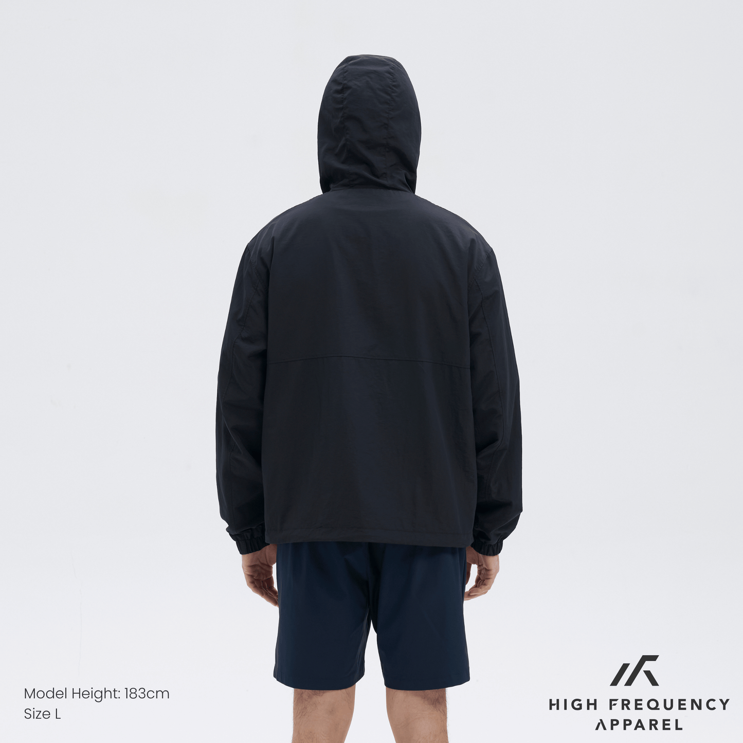 waterproof hooded windbreaker jacket