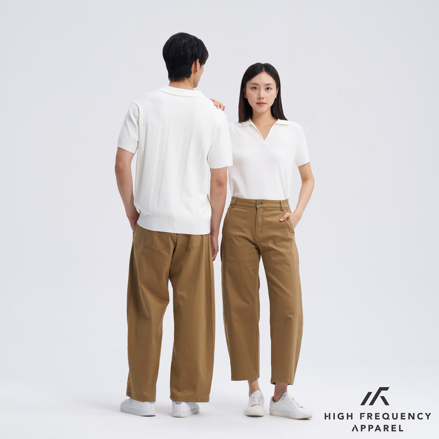 unisex curve chino pants